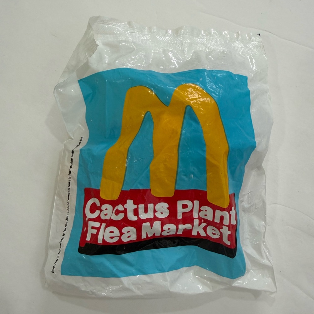McDonald's Adult Happy Meal Cactus Plant Flea Market Catus Buddy Sealed Toy 2022